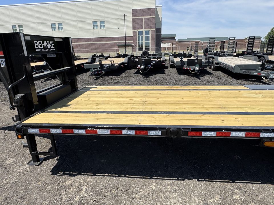 New 2026 Behnke FB8X25GN-20E Flatbed Trailer