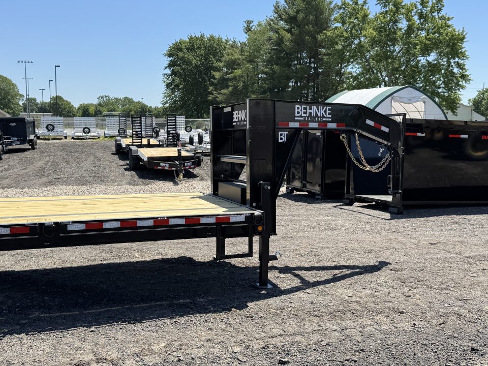 New 2026 Behnke FB8X25GN-20E Flatbed Trailer