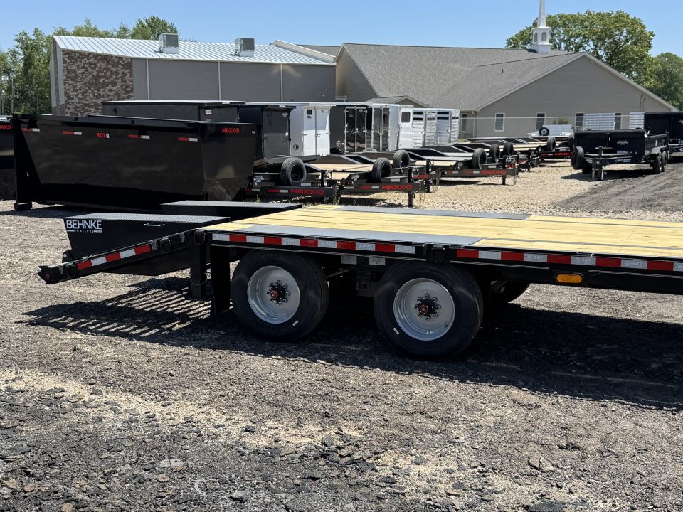 New 2026 Behnke FB8X25GN-20E Flatbed Trailer