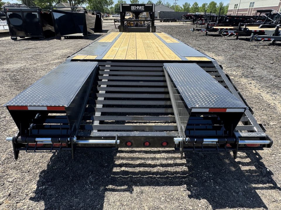 New 2026 Behnke FB8X25GN-20E Flatbed Trailer