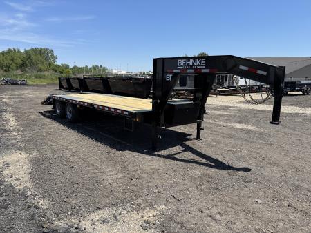 New 2026 Behnke FB8X25GN-20E Flatbed Trailer