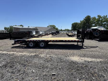 New 2026 Behnke FB8X25GN-20E Flatbed Trailer