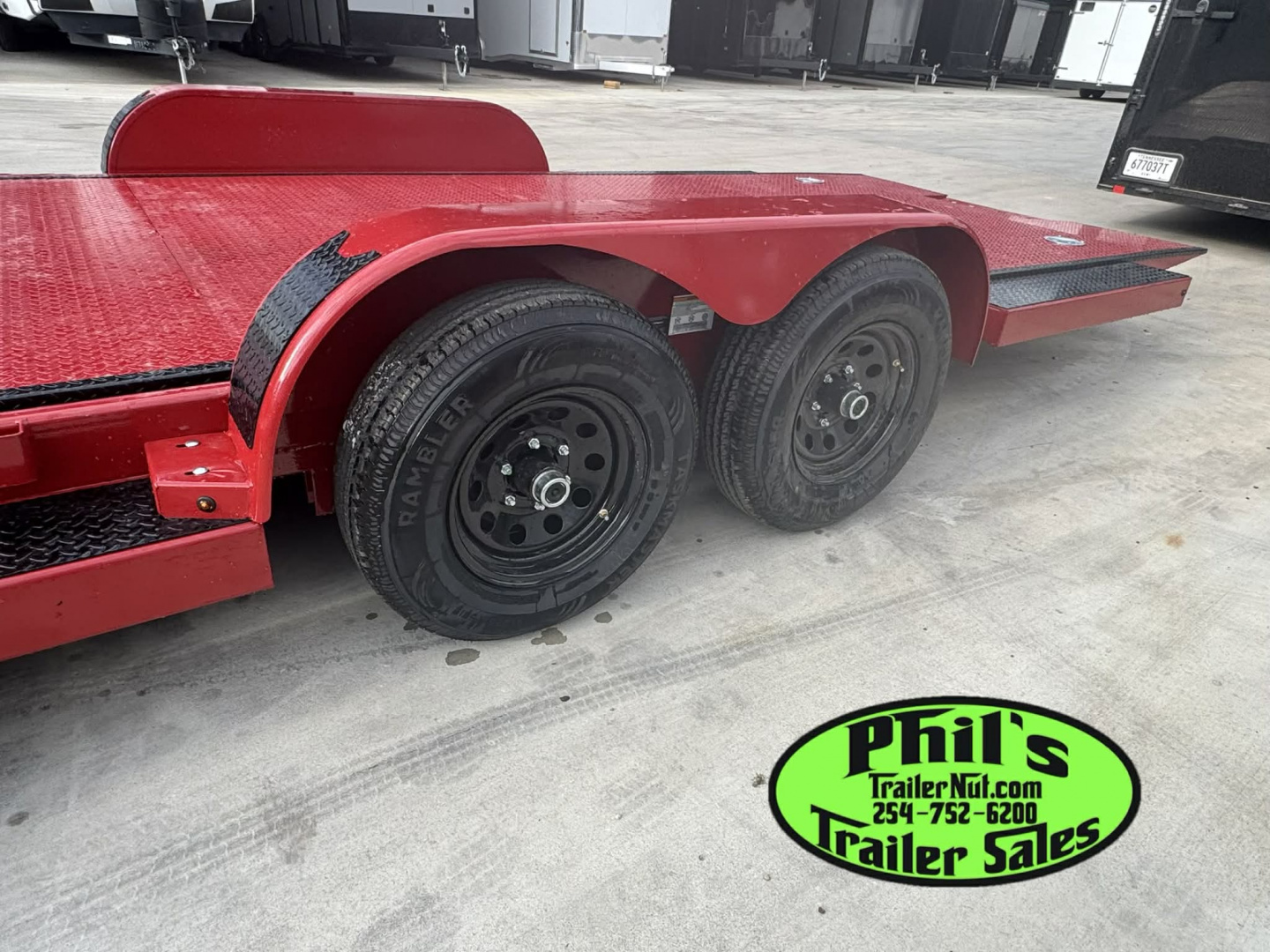 New Iron Bull 83X20 TILT TRAILER OPEN CAR HAULER STEEL DECK Equipment Trailer TILT TRAILER 5200 LB AXLES