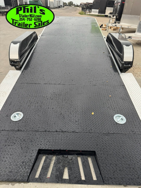 New Iron Bull 83X20 TILT TRAILER OPEN CAR HAULER STEEL DECK Equipment Trailer TILT TRAILER 5200LB AXLES