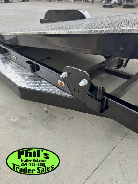 New Iron Bull 83X20 TILT TRAILER OPEN CAR HAULER STEEL DECK Equipment Trailer TILT TRAILER 5200LB AXLES