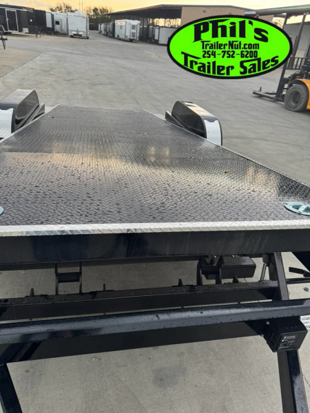 New Iron Bull 83X20 TILT TRAILER OPEN CAR HAULER STEEL DECK Equipment Trailer TILT TRAILER 5200LB AXLES