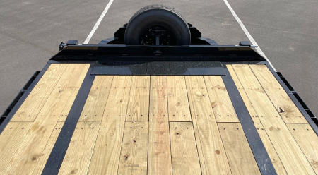 New Horizon 22' FFT Full Power Tilt Flatbed Trailer: 17K GVWR, Spare, Wireless Remote, SPARE