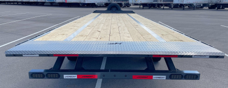 New Horizon 26' FFT Full Power Tilt Flatbed Trailer: 21K GVWR, Spare, Wireless Remote, SPARE