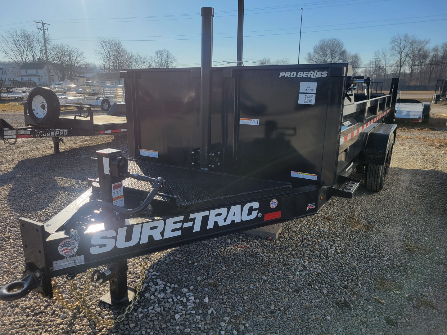 New 2026 Sure-Trac 7x16 Pro Series Telescopic Dump 17.6K Trailer