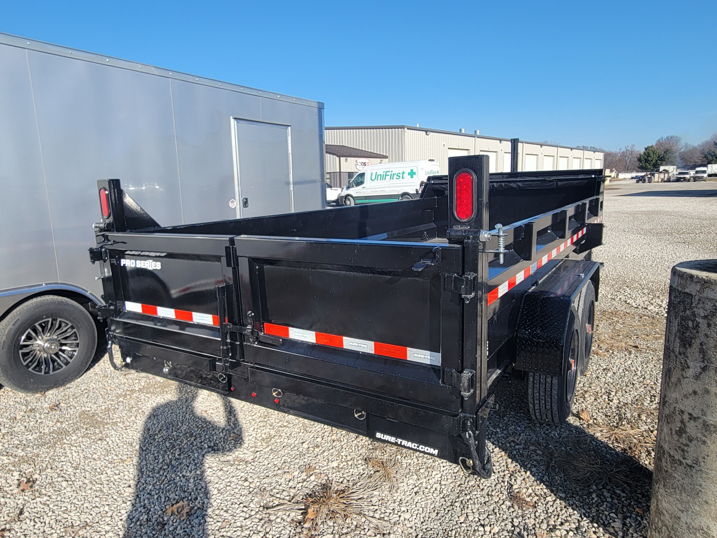 New 2026 Sure-Trac 7x16 Pro Series Telescopic Dump 17.6K Trailer