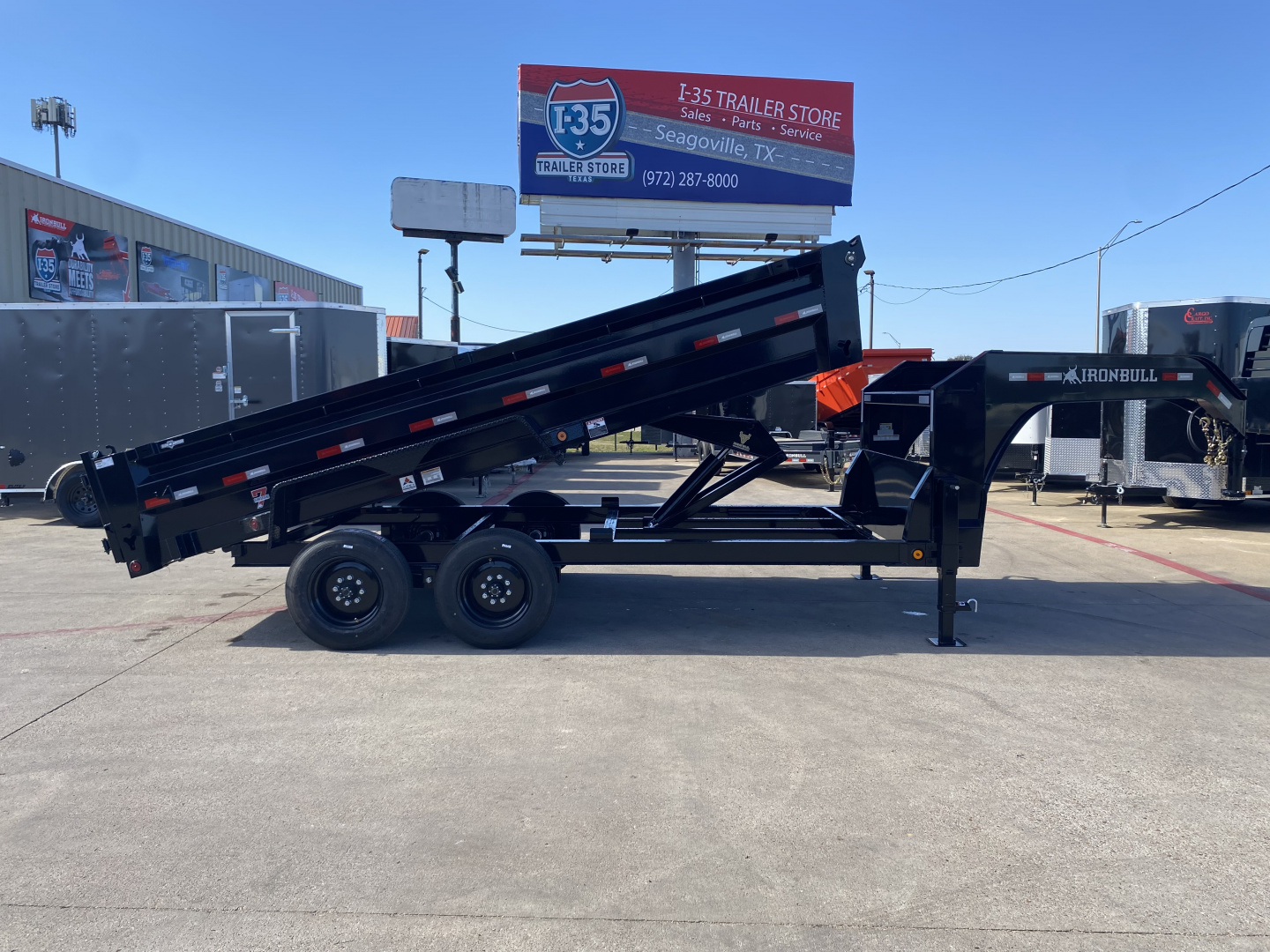 New 2026 Iron Bull 7x16x2 DTG Dump Trailer