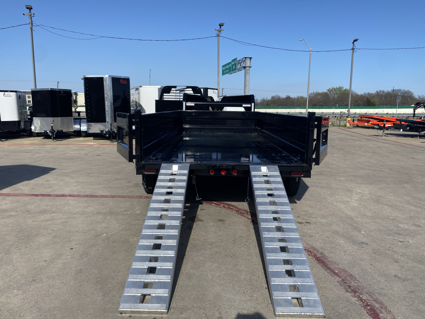 New 2026 Iron Bull 7x16x2 DTG Dump Trailer