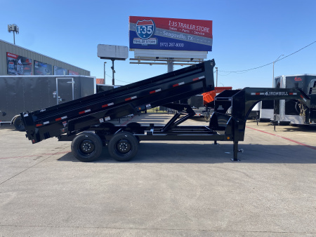 New 2026 Iron Bull 7x16x2 DTG Dump Trailer