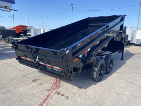 New 2026 Iron Bull 7x16x2 DTG Dump Trailer