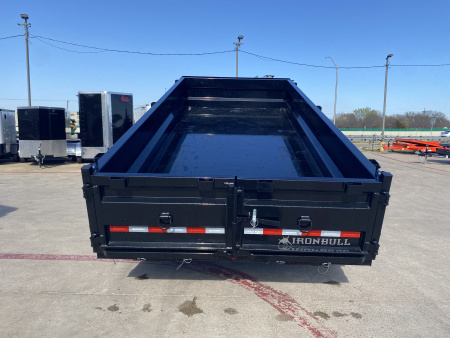 New 2026 Iron Bull 7x16x2 DTG Dump Trailer