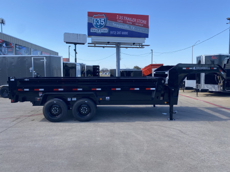 New 2026 Iron Bull 7x16x2 DTG Dump Trailer