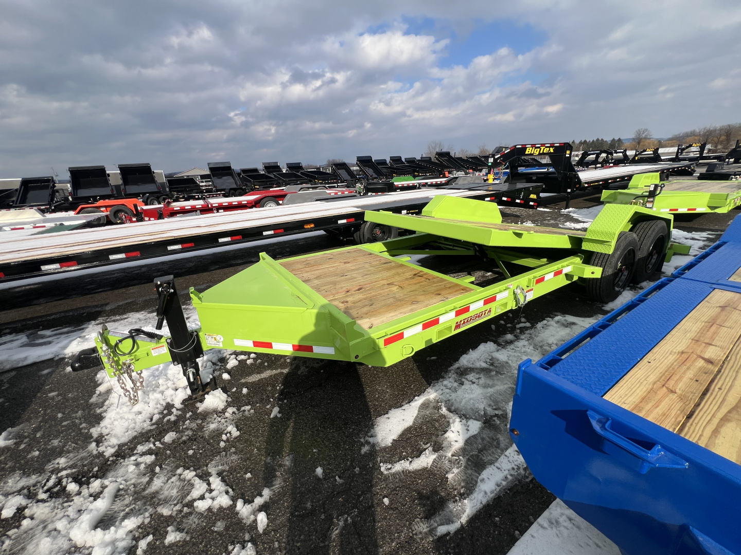 New 2026 Midsota 7X16+4 17.6K TILT Equipment Trailer