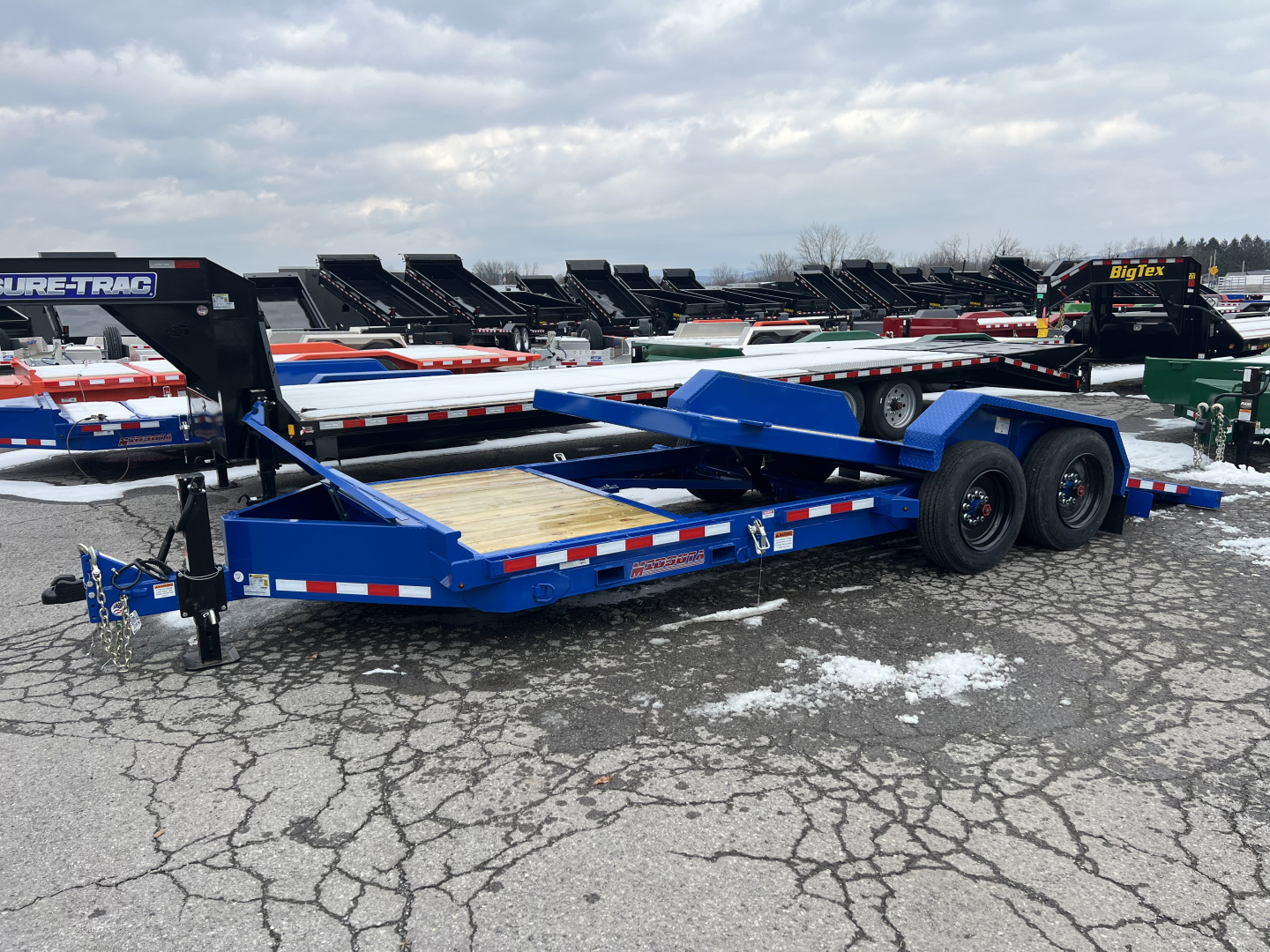 New 2026 Midsota 7X16+4 17.6K TILT Equipment Trailer