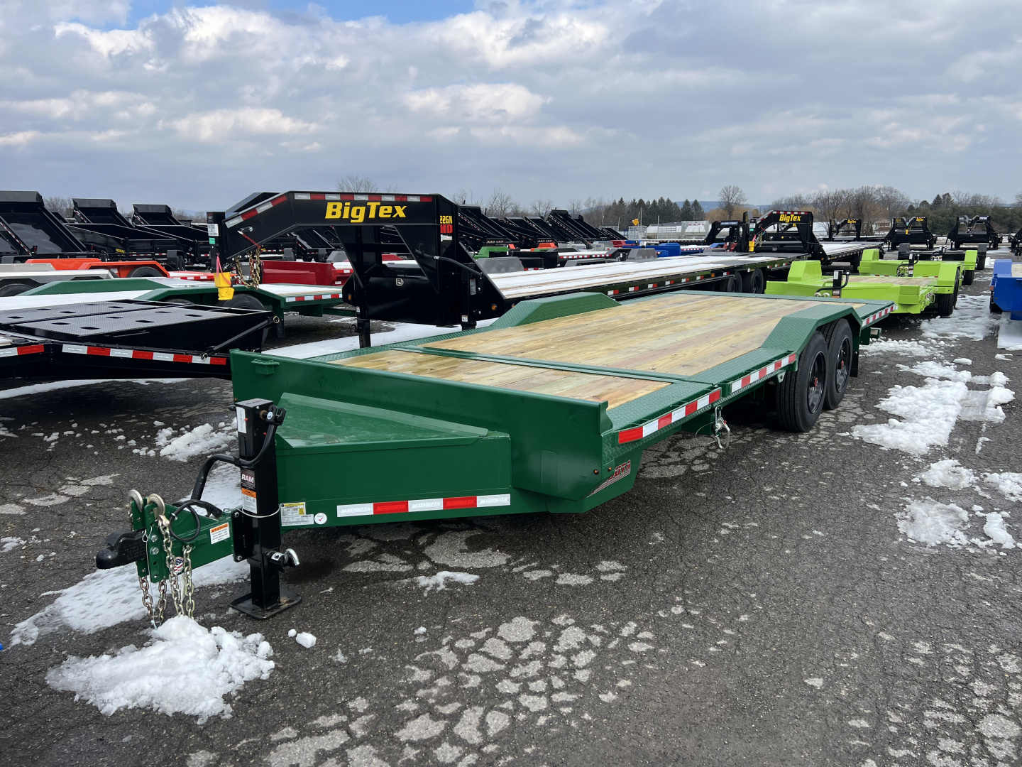 New 2026 Midsota 102x18+4 17.6K Widebody Tilt Equipment Trailer