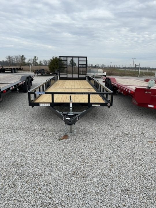New 2026 Sure-Trac 7 x 24 7K Tube Top Utility Trailer