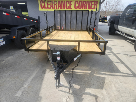 New 2026 P & T Trailers 82X12 AFG SA LANSCAPE Utility Trailer