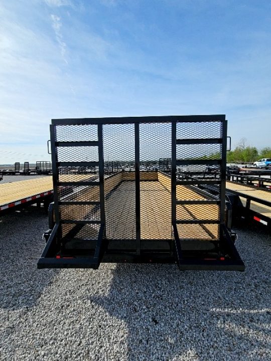 New 2026 Sure-Trac 7 x 24 10K Tube Top Three Board Utility Trailer