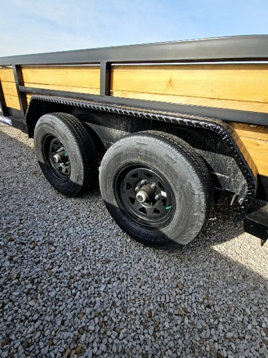 New 2026 Sure-Trac 7 x 24 10K Tube Top Three Board Utility Trailer