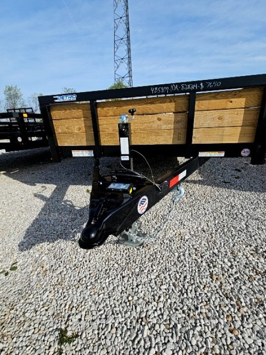 New 2026 Sure-Trac 7 x 24 10K Tube Top Three Board Utility Trailer