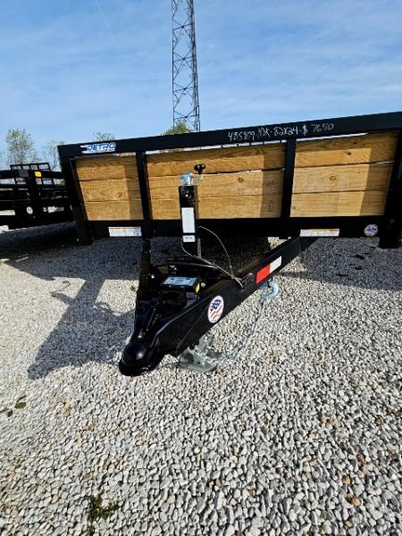 New 2026 Sure-Trac 7 x 24 10K Tube Top Three Board Utility Trailer