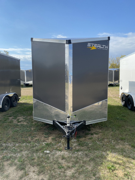 New 2026 Stealth Trailers 7x16 Cargo / Enclosed Trailer CHARCOAL