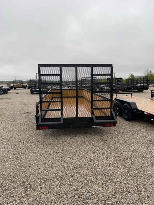 New 2026 Sure-Trac 7 x 20 10K Tube Top Three Board Utility Trailer