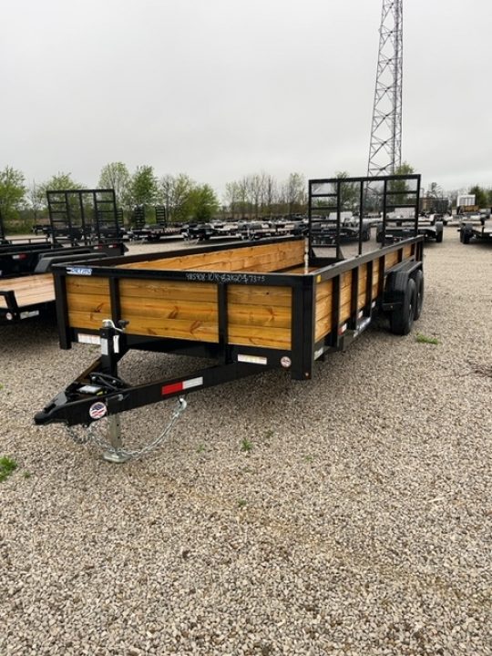 New 2026 Sure-Trac 7 x 20 10K Tube Top Three Board Utility Trailer