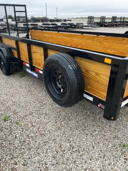 New 2026 Sure-Trac 7 x 20 10K Tube Top Three Board Utility Trailer