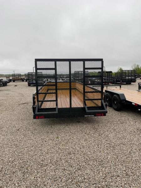 New 2026 Sure-Trac 7 x 20 10K Tube Top Three Board Utility Trailer