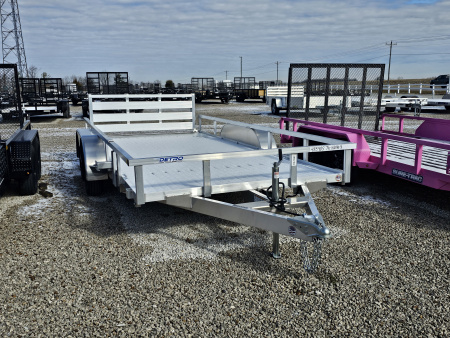 New 2026 Sure-Trac 7x16 7K Aluminum Tube Top Utility Trailer