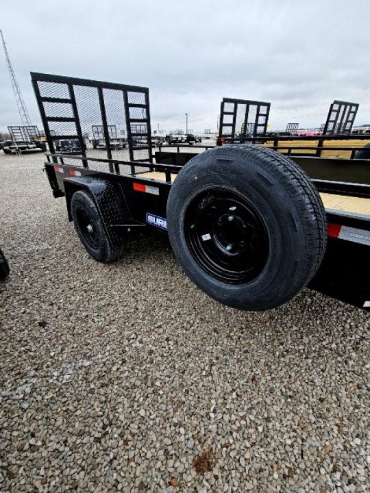 New 2026 Sure-Trac 7x12 5K Steel High Side Utility Trailer