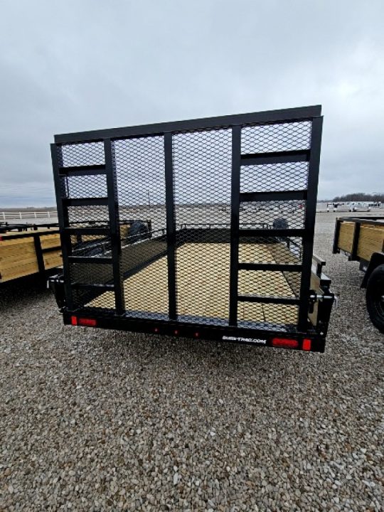 New 2026 Sure-Trac 7x12 5K Steel High Side Utility Trailer