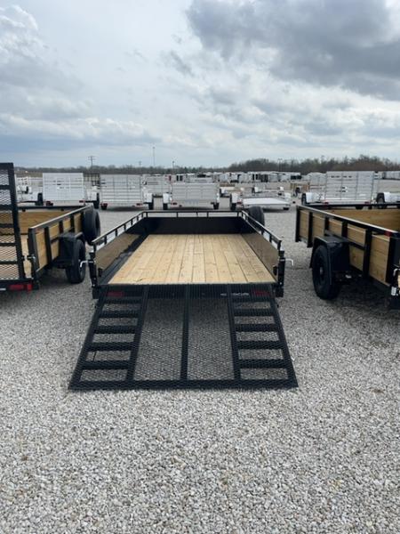 New 2026 Sure-Trac 7x12 5K Steel High Side Utility Trailer