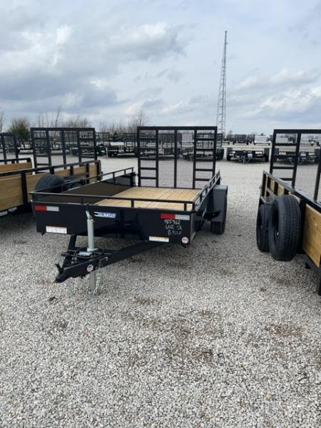 New 2026 Sure-Trac 7x12 5K Steel High Side Utility Trailer