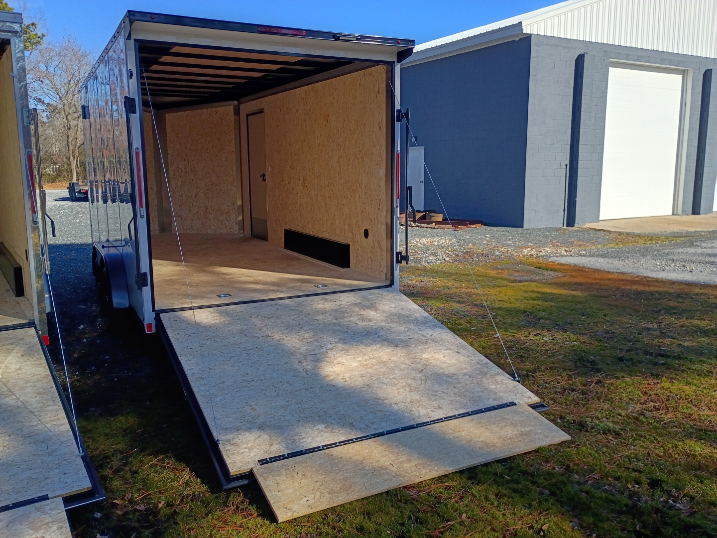 New 2026 Cargo Express 7.5X16 24011 WHITE/BLK Cargo / Enclosed Trailer