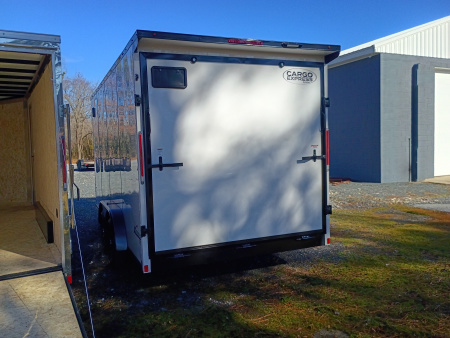 New 2026 Cargo Express 7.5X16 24011 WHITE/BLK Cargo / Enclosed Trailer