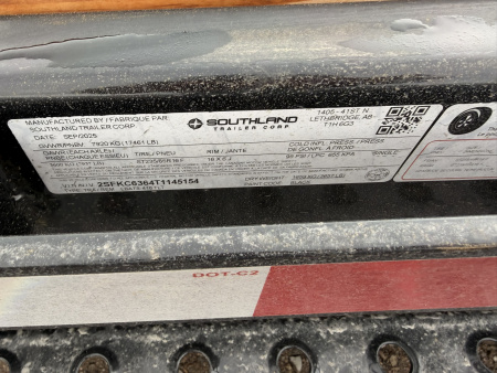 New 2026 Southland Trailers 7-HD20 Tilt Deck Equipment Hauler 16K GVWR