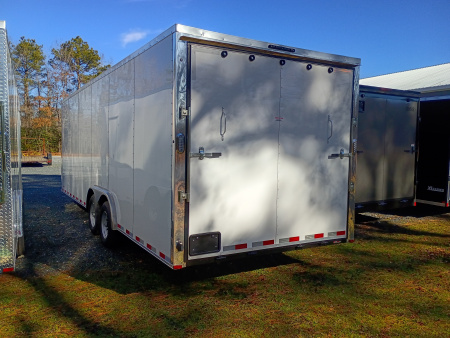 New 2026 Arising 8.5X24 WHITE 10K 23883 Cargo / Enclosed Trailer