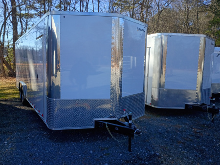 New 2026 Arising 8.5X24 WHITE 10K 23883 Cargo / Enclosed Trailer