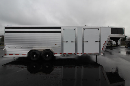 New 2026 Frontier 24' Stock Combo - 18' stock area w/ side ramp- 6' Tack room W/ Ramp & More!