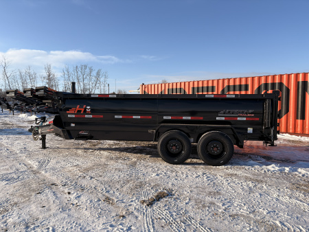HZX 83''X16' H.D DUMP BOX W/ 3' HIGH SIDES 21000LBS GVWR - Image 4