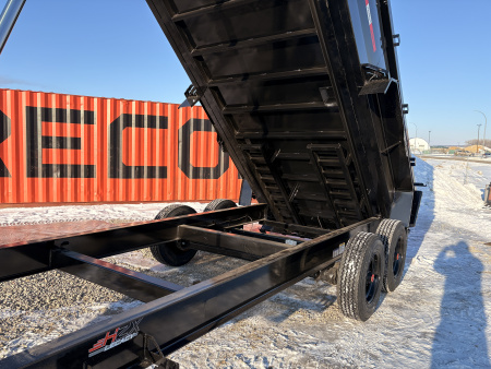 HZX 83''X16' H.D DUMP BOX W/ 3' HIGH SIDES 21000LBS GVWR - Image 8