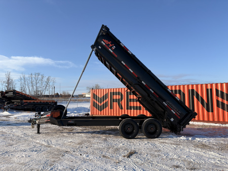 HZX 83''X16' H.D DUMP BOX W/ 3' HIGH SIDES 21000LBS GVWR - Image 9