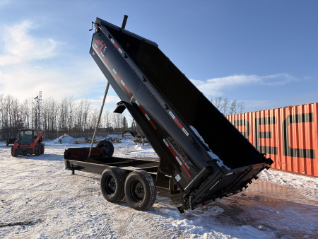 HZX 83''X16' H.D DUMP BOX W/ 3' HIGH SIDES 21000LBS GVWR - Image 10