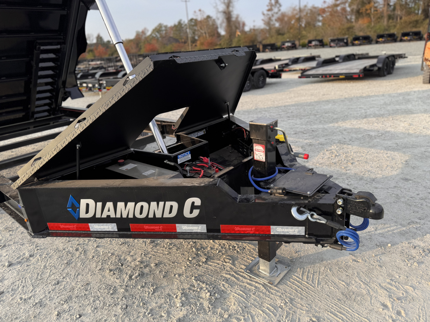 New 2026 Diamond C Trailers LPT207-14 24 Dump Trailer